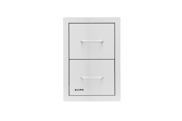 Bull Double Drawer Stainless Steel