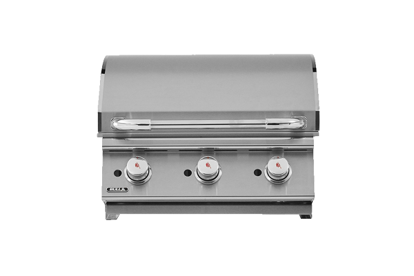 Bull Plancha Commercial style Built-In 3 Burner Gas Griddle