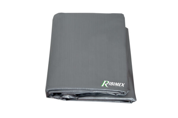 Ribimex Silver Rectangular Cover for BBQ