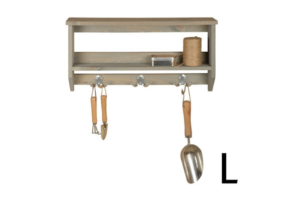 Shelf With Hooks L