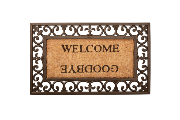 Doormat Welcome/Goodbye rect.