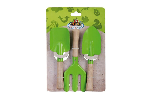 KG106 - Children Garden Tools Set 3 Green