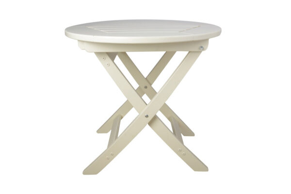 CF57W - Round Foldable Table White