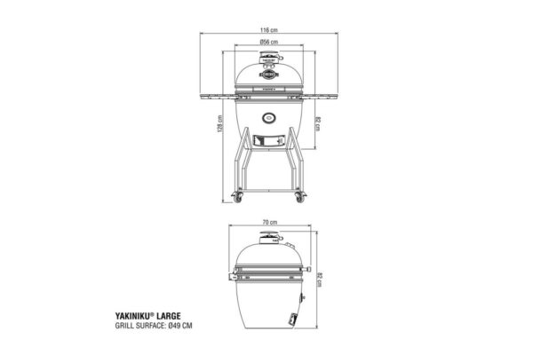 Yakiniku Large Kamado Grill - Image 2